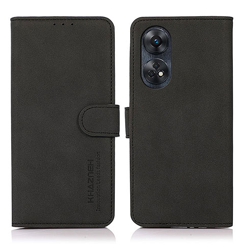 Custodia Portafoglio In Pelle Cover con Supporto D01Y per Oppo Reno8 T 4G Nero