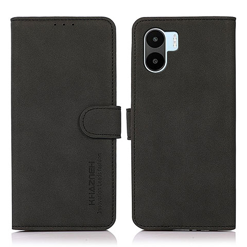 Custodia Portafoglio In Pelle Cover con Supporto D01Y per Xiaomi Poco C50 Nero