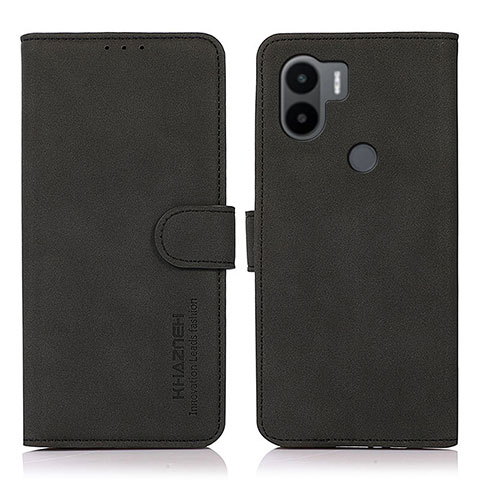 Custodia Portafoglio In Pelle Cover con Supporto D01Y per Xiaomi Redmi A1 Plus Nero