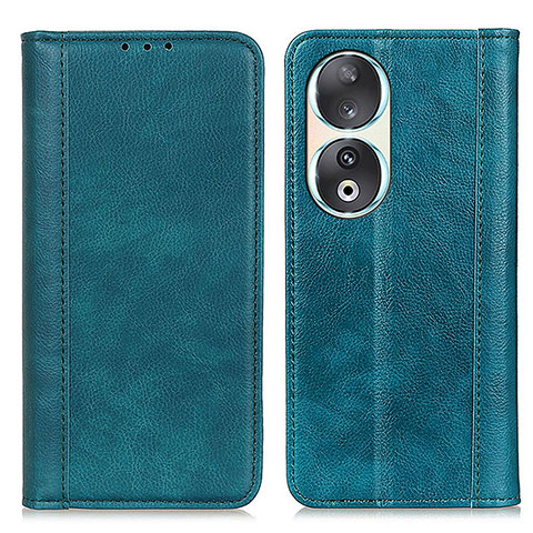 Custodia Portafoglio In Pelle Cover con Supporto D03Y per Huawei Honor 90 5G Verde