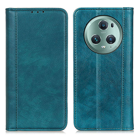 Custodia Portafoglio In Pelle Cover con Supporto D03Y per Huawei Honor Magic5 Pro 5G Verde