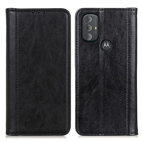 Custodia Portafoglio In Pelle Cover con Supporto D03Y per Motorola Moto G Play Gen 2 Nero