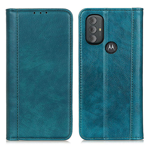 Custodia Portafoglio In Pelle Cover con Supporto D03Y per Motorola Moto G Play Gen 2 Verde