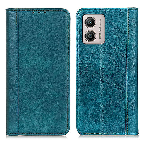 Custodia Portafoglio In Pelle Cover con Supporto D03Y per Motorola Moto G53 5G Verde