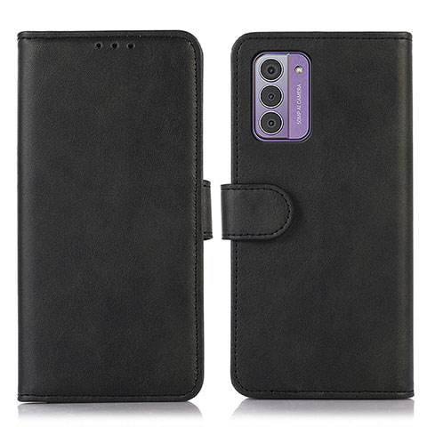 Custodia Portafoglio In Pelle Cover con Supporto D03Y per Nokia G310 5G Nero