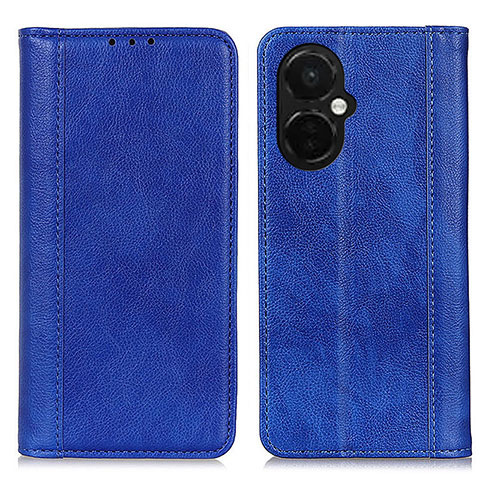 Custodia Portafoglio In Pelle Cover con Supporto D03Y per OnePlus Nord CE 3 5G Blu