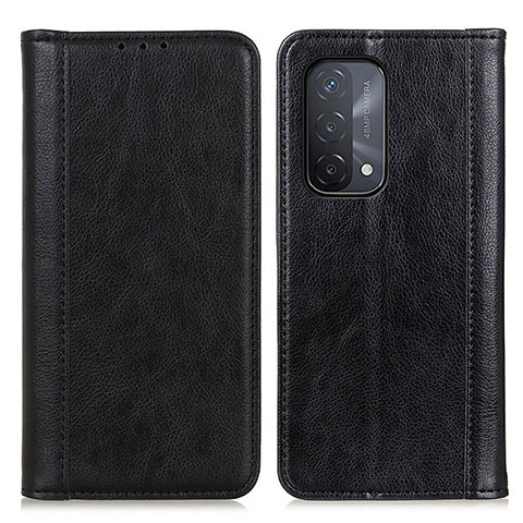 Custodia Portafoglio In Pelle Cover con Supporto D03Y per Oppo A54 5G Nero