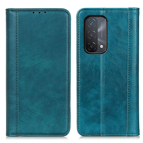 Custodia Portafoglio In Pelle Cover con Supporto D03Y per Oppo A54 5G Verde