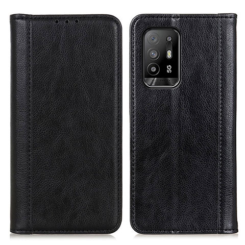 Custodia Portafoglio In Pelle Cover con Supporto D03Y per Oppo A94 5G Nero