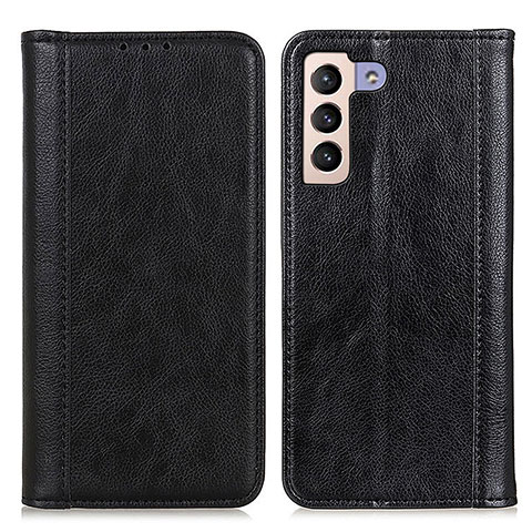 Custodia Portafoglio In Pelle Cover con Supporto D03Y per Samsung Galaxy S23 5G Nero