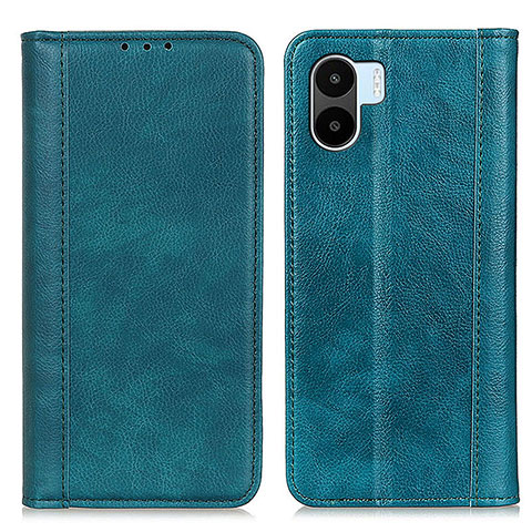 Custodia Portafoglio In Pelle Cover con Supporto D03Y per Xiaomi Poco C51 Verde