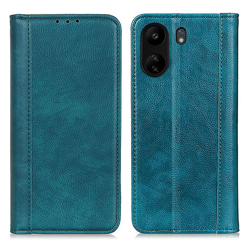 Custodia Portafoglio In Pelle Cover con Supporto D03Y per Xiaomi Poco C65 Verde