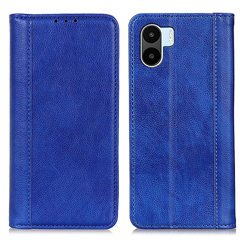 Custodia Portafoglio In Pelle Cover con Supporto D03Y per Xiaomi Redmi A1 Blu