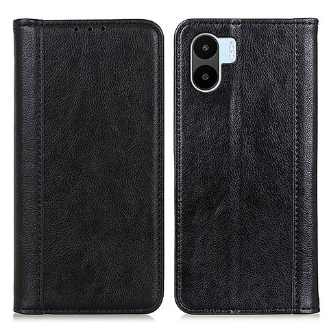 Custodia Portafoglio In Pelle Cover con Supporto D03Y per Xiaomi Redmi A1 Nero