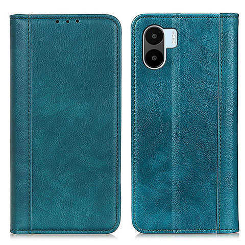 Custodia Portafoglio In Pelle Cover con Supporto D03Y per Xiaomi Redmi A2 Verde