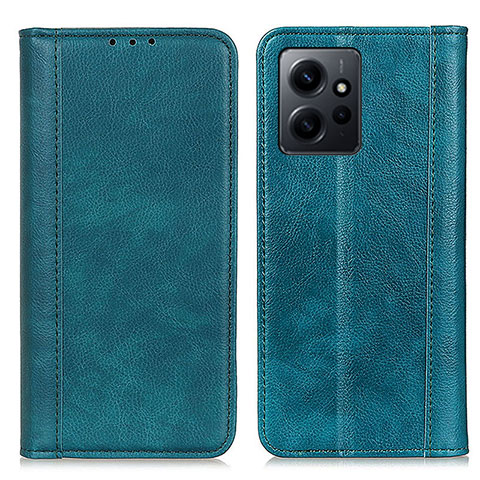 Custodia Portafoglio In Pelle Cover con Supporto D03Y per Xiaomi Redmi Note 12 4G Verde