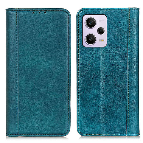 Custodia Portafoglio In Pelle Cover con Supporto D03Y per Xiaomi Redmi Note 12 Pro 5G Verde