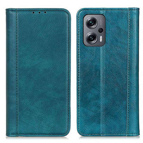 Custodia Portafoglio In Pelle Cover con Supporto D03Y per Xiaomi Redmi Note 12 Turbo 5G Verde