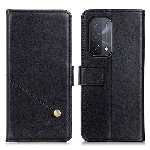 Custodia Portafoglio In Pelle Cover con Supporto D04Y per OnePlus Nord N200 5G Nero