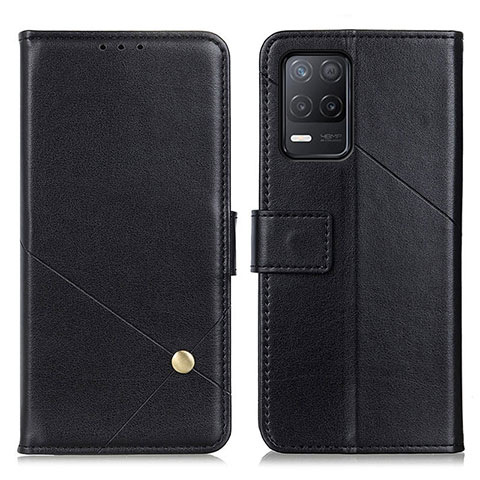 Custodia Portafoglio In Pelle Cover con Supporto D04Y per Realme 8s 5G Nero