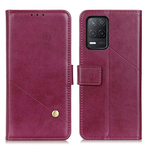 Custodia Portafoglio In Pelle Cover con Supporto D04Y per Realme 8s 5G Rosso