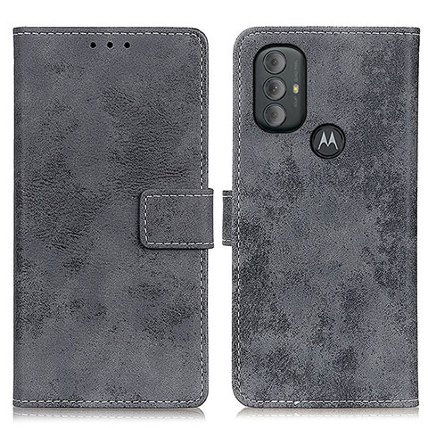 Custodia Portafoglio In Pelle Cover con Supporto D05Y per Motorola Moto G Play Gen 2 Grigio