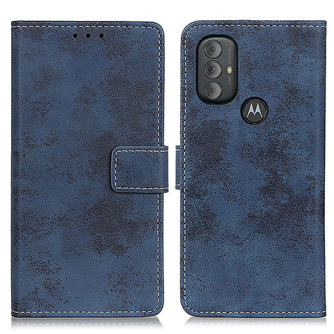 Custodia Portafoglio In Pelle Cover con Supporto D05Y per Motorola Moto G Power (2022) Blu