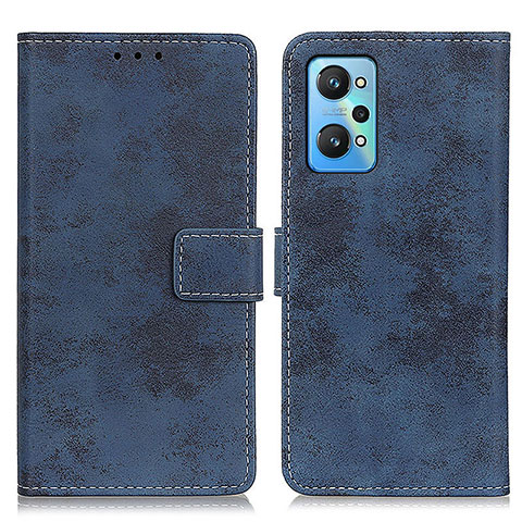 Custodia Portafoglio In Pelle Cover con Supporto D05Y per Realme GT2 5G Blu