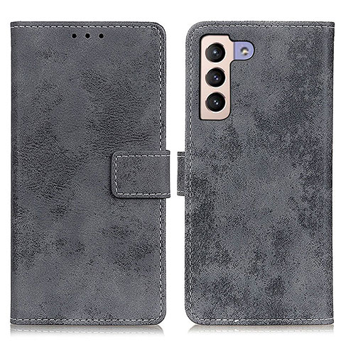 Custodia Portafoglio In Pelle Cover con Supporto D05Y per Samsung Galaxy S22 Plus 5G Grigio