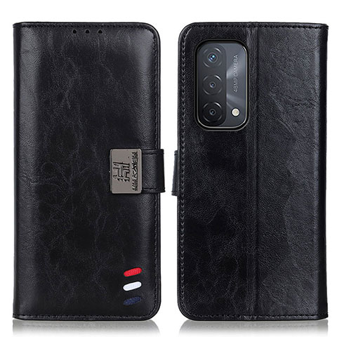 Custodia Portafoglio In Pelle Cover con Supporto D06Y per OnePlus Nord N200 5G Nero