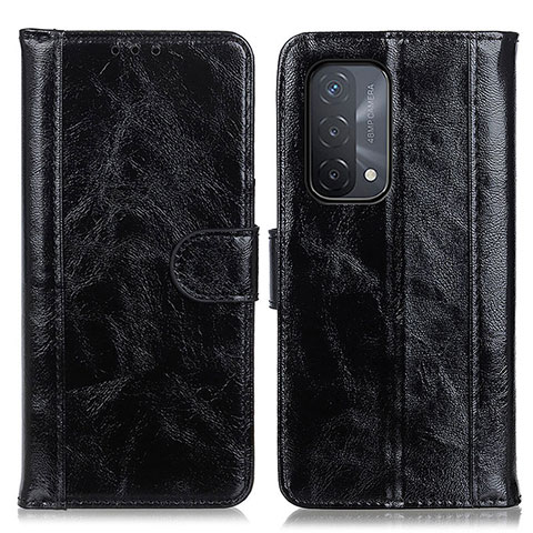 Custodia Portafoglio In Pelle Cover con Supporto D07Y per OnePlus Nord N200 5G Nero