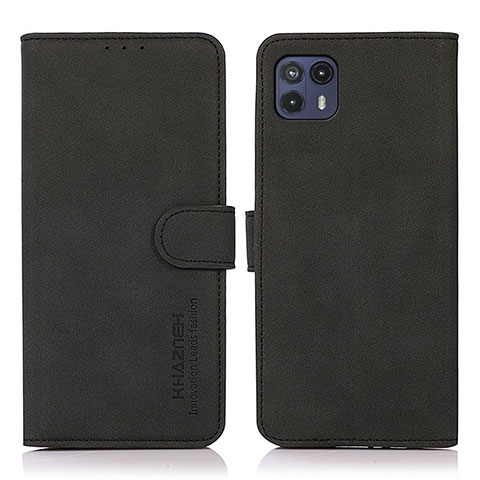 Custodia Portafoglio In Pelle Cover con Supporto D08Y per Motorola Moto G50 5G Nero