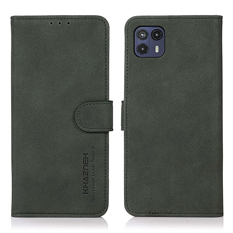 Custodia Portafoglio In Pelle Cover con Supporto D08Y per Motorola Moto G50 5G Verde