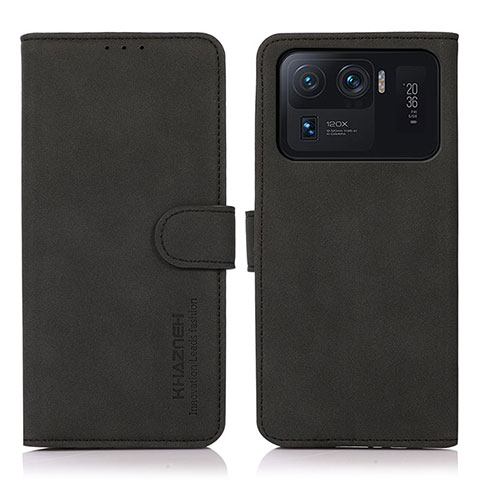 Custodia Portafoglio In Pelle Cover con Supporto D08Y per Xiaomi Mi 11 Ultra 5G Nero