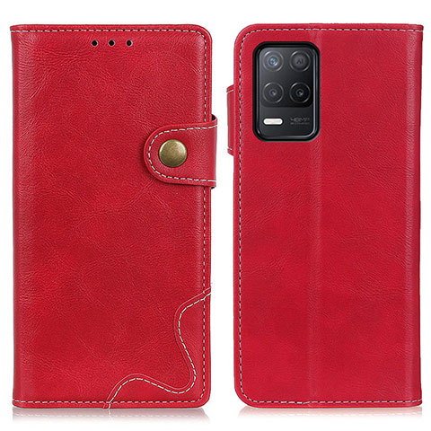 Custodia Portafoglio In Pelle Cover con Supporto D10Y per Realme 8s 5G Rosso