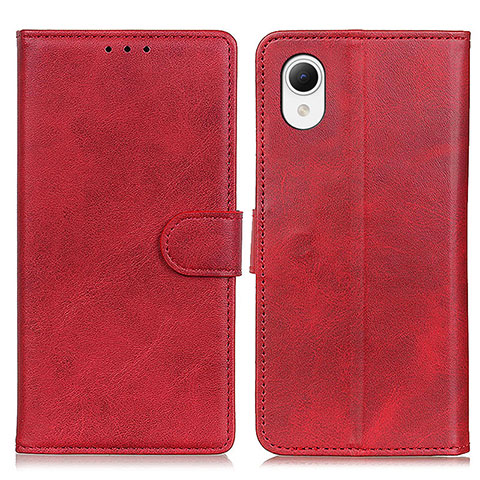 Custodia Portafoglio In Pelle Cover con Supporto D10Y per Samsung Galaxy A23e 5G Rosso