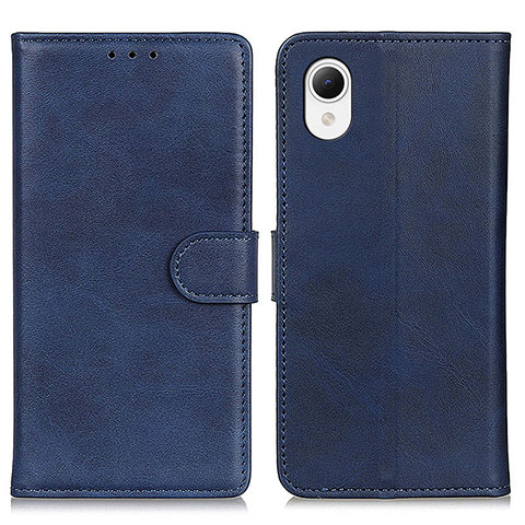 Custodia Portafoglio In Pelle Cover con Supporto D10Y per Samsung Galaxy A23s Blu