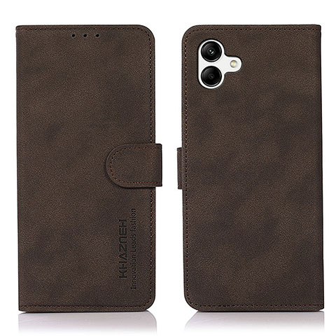 Custodia Portafoglio In Pelle Cover con Supporto D11Y per Samsung Galaxy A04 4G Marrone