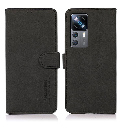 Custodia Portafoglio In Pelle Cover con Supporto D11Y per Xiaomi Mi 12T Pro 5G Nero