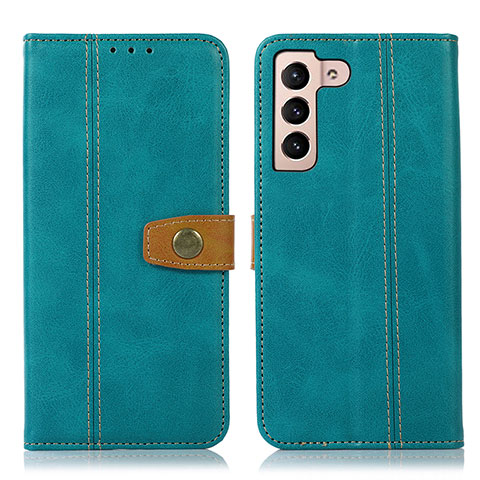 Custodia Portafoglio In Pelle Cover con Supporto D14T per Samsung Galaxy S21 5G Verde