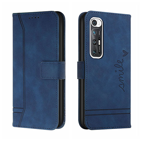 Custodia Portafoglio In Pelle Cover con Supporto H01X per Xiaomi Mi 10S 5G Blu