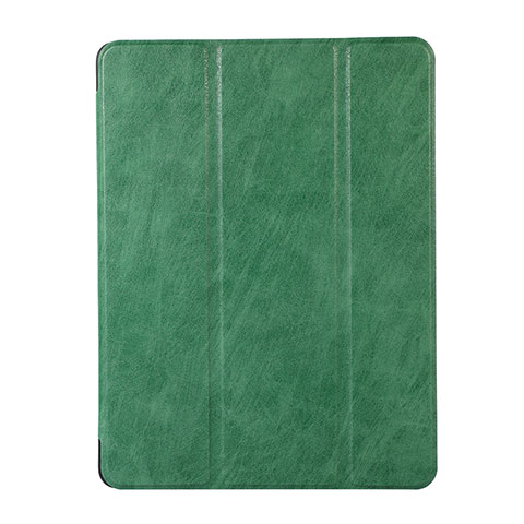 Custodia Portafoglio In Pelle Cover con Supporto H02 per Apple iPad Mini 5 (2019) Verde