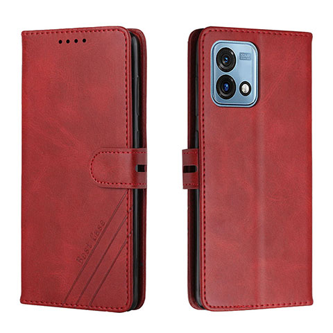 Custodia Portafoglio In Pelle Cover con Supporto H02X per Motorola Moto G Stylus (2023) 4G Rosso