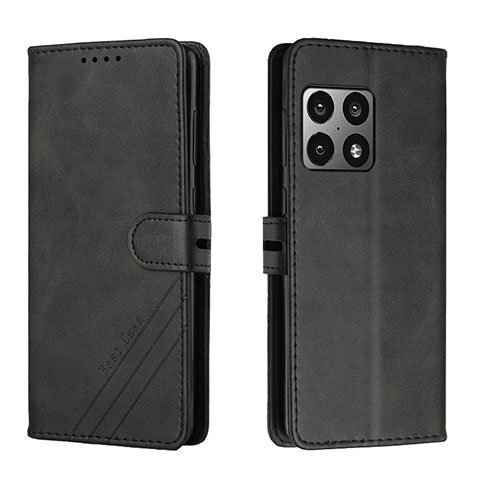 Custodia Portafoglio In Pelle Cover con Supporto H02X per OnePlus 10 Pro 5G Nero