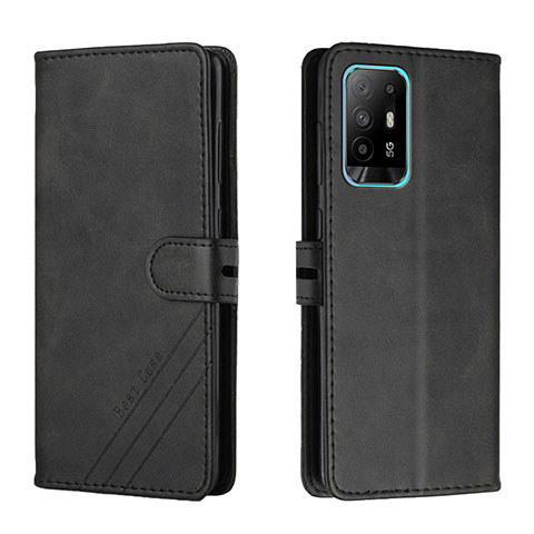 Custodia Portafoglio In Pelle Cover con Supporto H02X per Oppo A94 5G Nero