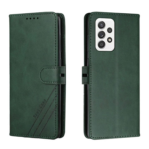 Custodia Portafoglio In Pelle Cover con Supporto H02X per Samsung Galaxy A33 5G Verde