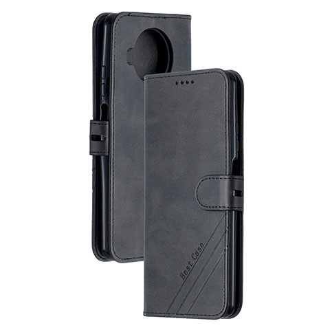 Custodia Portafoglio In Pelle Cover con Supporto H02X per Xiaomi Mi 10i 5G Nero