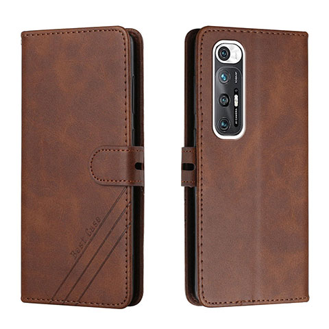 Custodia Portafoglio In Pelle Cover con Supporto H02X per Xiaomi Mi 10S 5G Marrone