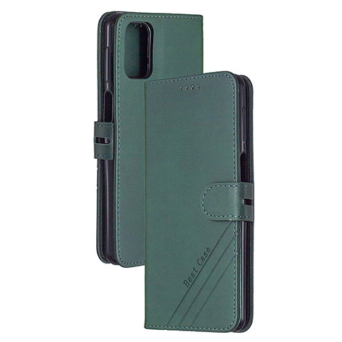 Custodia Portafoglio In Pelle Cover con Supporto H02X per Xiaomi Mi 10T 5G Verde