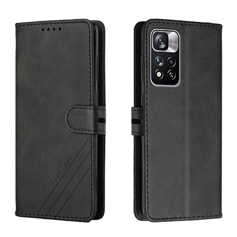 Custodia Portafoglio In Pelle Cover con Supporto H02X per Xiaomi Mi 11i 5G (2022) Nero